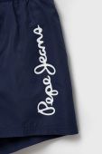Дитячі шорти для плавання Pepe Jeans колір синій з принтом