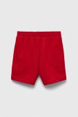 Дитячі бавовняні шорти EA7 Emporio Armani колір червоний регульована талія (2937534)
