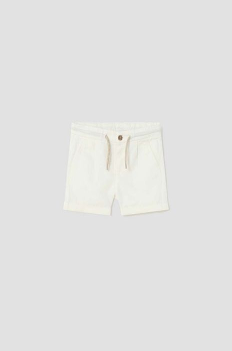 Дитячі шорти з домішкою льону Mayoral колір бежевий Дитячі шорти з домішкою льону Mayoral колір бежевий