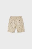 Дитячі бавовняні шорти Mayoral колір бежевий