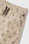 Дитячі бавовняні шорти Mayoral колір бежевий
