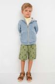 Дитячі бавовняні шорти Mayoral колір зелений