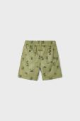 Дитячі бавовняні шорти Mayoral колір зелений