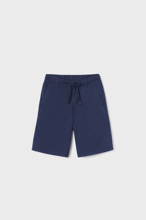 Дитячі бавовняні шорти Mayoral колір синій регульована талія (2955583) Дитячі бавовняні шорти Mayoral колір синій регульована талія (2955583)