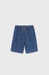 Дитячі джинсові шорти Mayoral регульована талія колір блакитний (2966640)