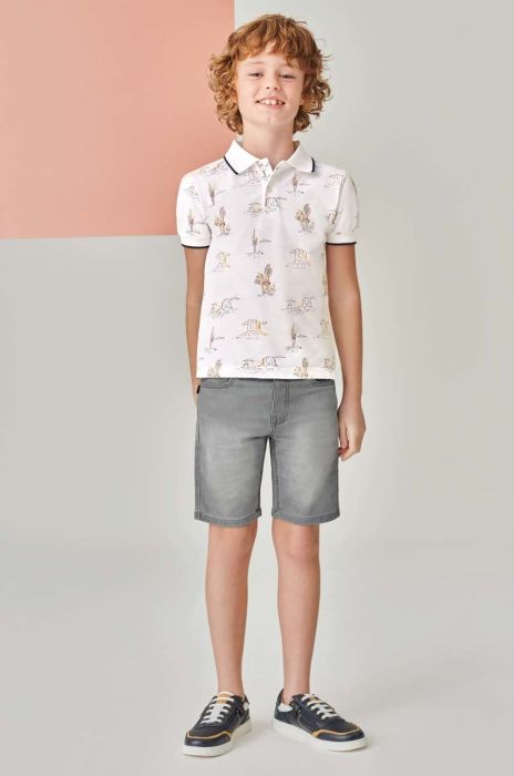 Дитячі джинсові шорти Mayoral колір сірий (2948365)