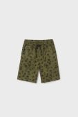 Дитячі бавовняні шорти Mayoral колір зелений регульована талія (2985646)