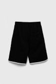 Дитячі бавовняні шорти United Colors of Benetton колір чорний регульована талія (3289030) Дитячі бавовняні шорти United Colors of Benetton колір чорний регульована талія (3289030)