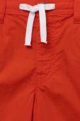 Дитячі бавовняні шорти United Colors of Benetton колір червоний регульована талія (3279723)