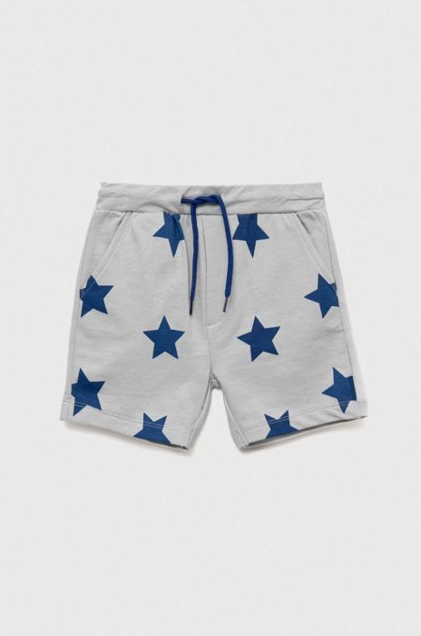 Дитячі бавовняні шорти Birba&Trybeyond колір сірий регульована талія (3185857) Дитячі бавовняні шорти Birba&Trybeyond колір сірий регульована талія (3185857)
