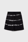 Дитячі бавовняні шорти Birba&Trybeyond колір чорний регульована талія (3099526)