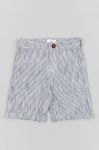 Дитячі шорти з домішкою льону zippy колір блакитний