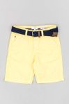 Дитячі бавовняні шорти zippy колір жовтий