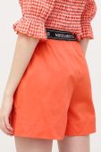 Шорти Notes du Nord жіночі колір помаранчевий однотонні висока посадка