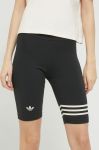 Шорти adidas Originals жіночі колір чорний з принтом висока посадка (2887597) Шорти adidas Originals жіночі колір чорний з принтом висока посадка (2887597)