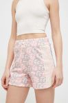 Шорти Guess жіночі колір рожевий візерунок висока посадка (3020364) Шорти Guess жіночі колір рожевий візерунок висока посадка (3020364)
