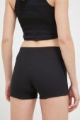 Шорти adidas жіночі колір чорний однотонні висока посадка (3030111)