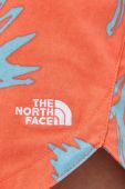 Шорти outdoor The North Face Class V колір помаранчевий однотонні середня посадка