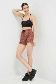 Шорти Billabong Spotted In Paradise жіночі колір коричневий Шорти Billabong Spotted In Paradise жіночі колір коричневий