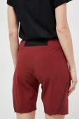 Шорти outdoor Salewa Pedroc DST колір бордовий однотонні середня посадка