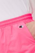 Шорти Champion жіночі колір рожевий однотонні висока посадка (3205165)