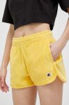 Шорти Champion жіночі колір жовтий однотонні висока посадка (3198166) Шорти Champion жіночі колір жовтий однотонні висока посадка (3198166)