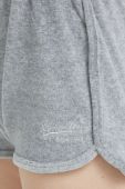 Шорти Superdry жіночі колір сірий однотонні висока посадка