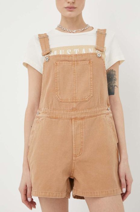 Комбінезон Deus Ex Machina жіночі колір бежевий Комбінезон Deus Ex Machina жіночі колір бежевий