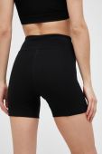Шорти Dkny жіночі колір чорний однотонні висока посадка (3213483)
