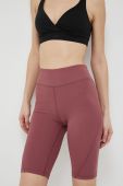 Шорти для тренувань 4F колір рожевий однотонні висока посадка (3141086)