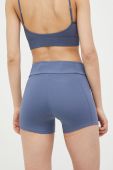 Шорти для йоги 4F однотонні висока посадка колір блакитний