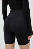 Шорти для тренувань P.E Nation Free Play колір чорний однотонні висока посадка