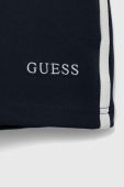 Дитячі шорти Guess колір синій з аплікацією регульована талія