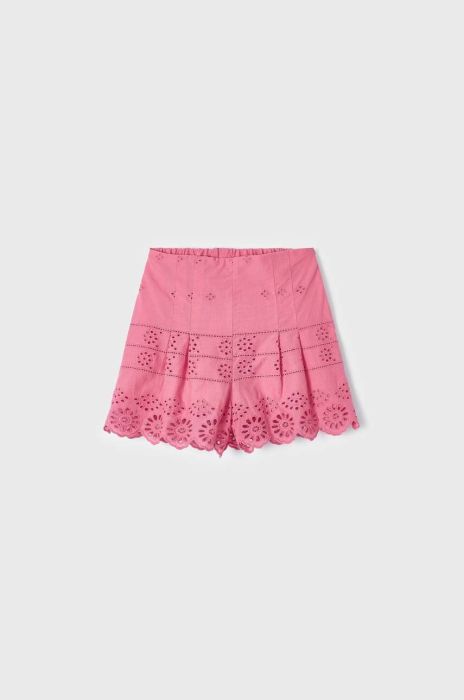 Дитячі бавовняні шорти Mayoral колір рожевий однотонні (2948503)