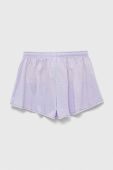 Дитячі шорти United Colors of Benetton колір фіолетовий однотонні регульована талія