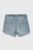 Дитячі джинсові шорти United Colors of Benetton однотонні регульована талія колір блакитний (3283000) Дитячі джинсові шорти United Colors of Benetton однотонні регульована талія колір блакитний (3283000)
