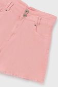 Дитячі джинсові шорти Mayoral колір рожевий однотонні (3046325)