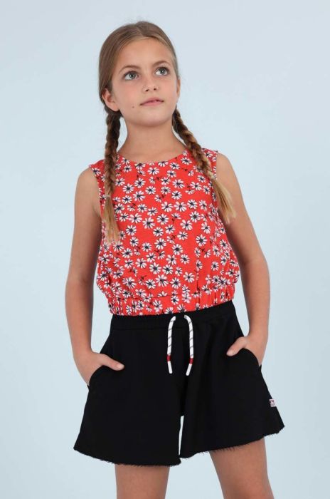 Дитячі шорти Mayoral колір чорний однотонні (2948597)