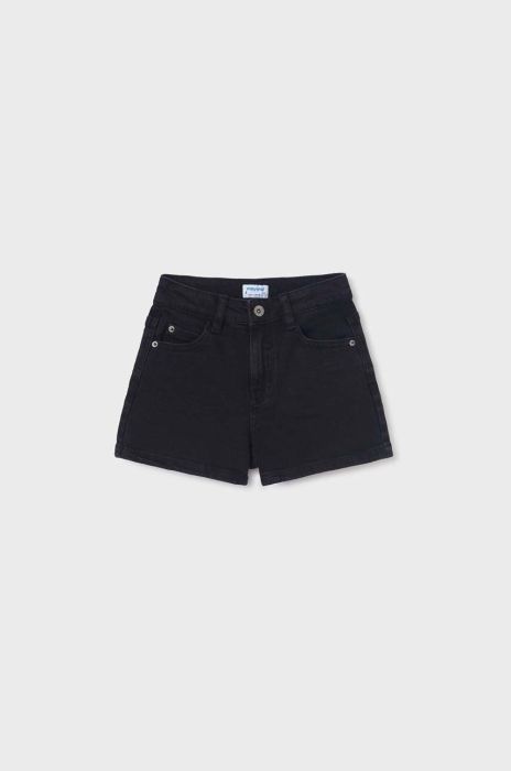 Дитячі джинсові шорти Mayoral колір чорний однотонні (2962354) Дитячі джинсові шорти Mayoral колір чорний однотонні (2962354)