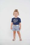 Дитячі лляні шорти Birba&Trybeyond візерунок колір блакитний