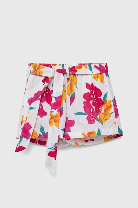 Дитячі бавовняні шорти Birba&Trybeyond колір фіолетовий візерунок регульована талія Дитячі бавовняні шорти Birba&Trybeyond колір фіолетовий візерунок регульована талія