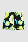 Дитячі бавовняні шорти Coccodrillo колір зелений візерунок Дитячі бавовняні шорти Coccodrillo колір зелений візерунок