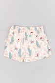Дитячі бавовняні шорти zippy колір рожевий візерунок (3117951)