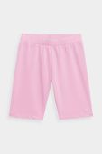 Дитячі шорти 4F F051 колір рожевий однотонні Дитячі шорти 4F F051 колір рожевий однотонні