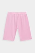 Дитячі шорти 4F F051 колір рожевий однотонні Дитячі шорти 4F F051 колір рожевий однотонні