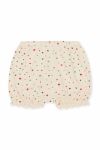 Дитячі бавовняні шорти Konges Sl?jd колір бежевий візерунок (3053872)
