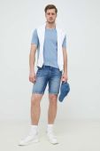 Джинсові шорти Guess чоловічі колір блакитний (3078847)