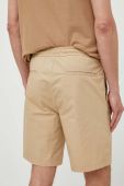 Бавовняні шорти United Colors of Benetton колір бежевий (3285835)