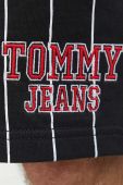 Бавовняні шорти Tommy Jeans колір чорний (3015471)