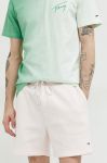 Шорти Tommy Jeans чоловічі колір рожевий (3078899)